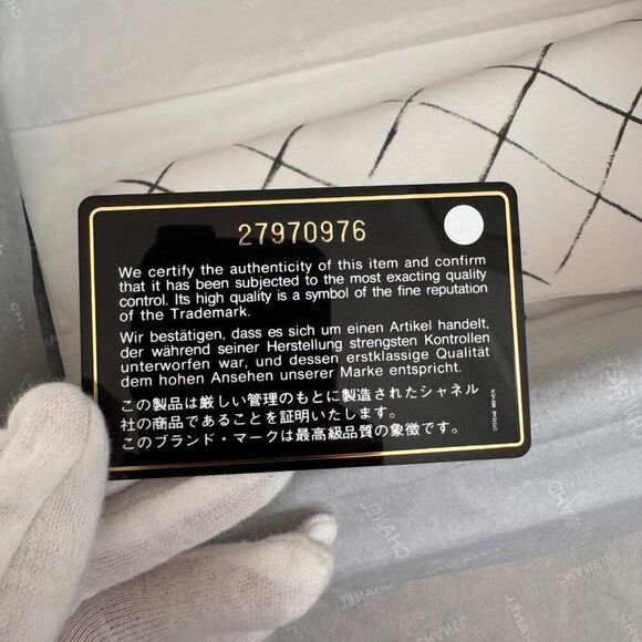 100% Authentic 19S CHANEL Jumbo Double Flap IRIDESCENT Caviar Lambskin GHW - Picture 16 of 16